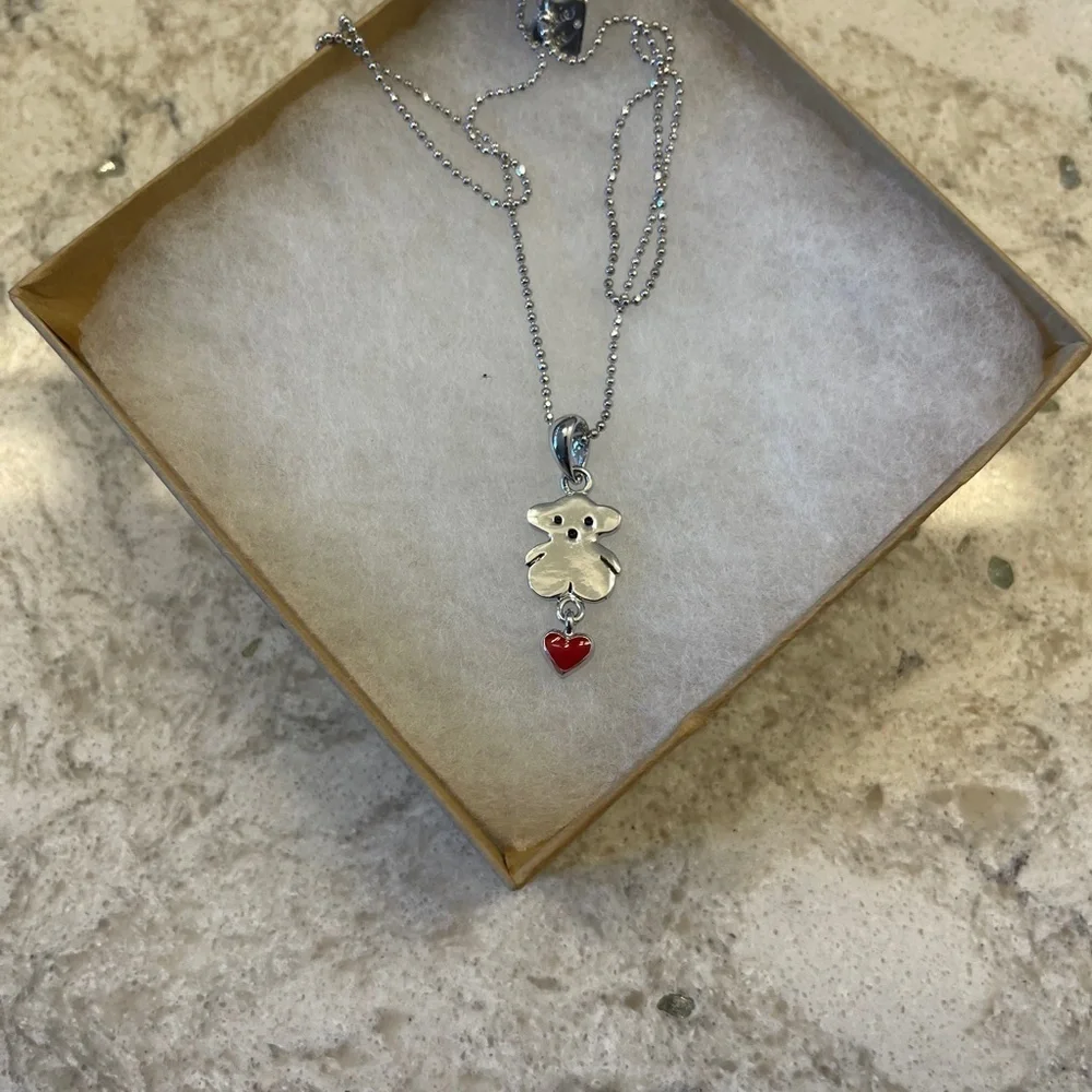Teddy Bear Kids‎ Necklace by cookie lee